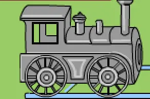 The train logo