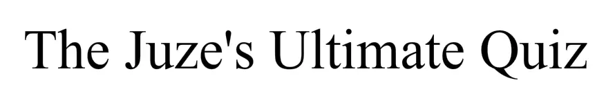 The Ultimate Juze's Quiz logo