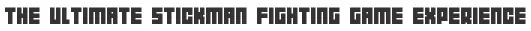 The Ultimate Stickman Fighting Game Experience logo