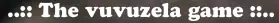 The vuvuzela game logo