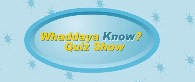 The Whaddya Know? Quiz Show logo