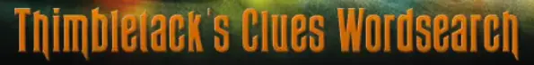 Thimblelack's Clues Wordsearch logo