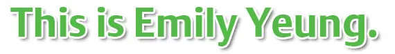 This is Emily Yeung. logo