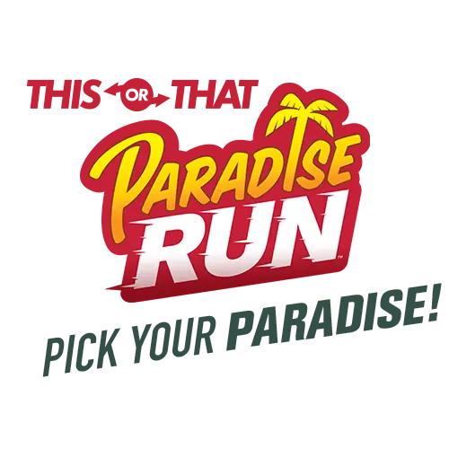 This or That - Paradise Run - Pick Your Paradise! logo