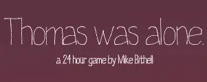 Thomas Was Alone logo