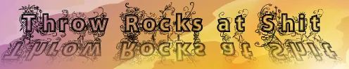 Throw Rocks at Shit logo