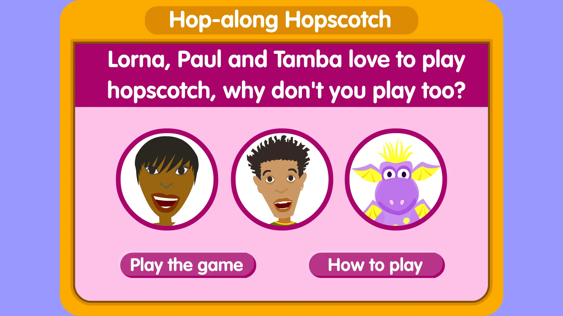 Tikkabilla: Hop-along Hopsotch logo
