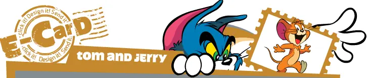 Tom and Jerry: Create Your Own E-Card logo