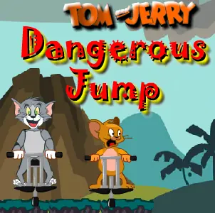 Tom and Jerry Dangerous Jump logo
