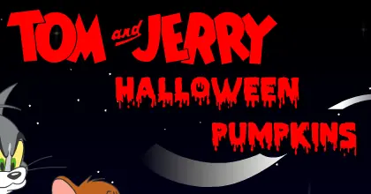 Tom and Jerry Halloween Pumpkins logo