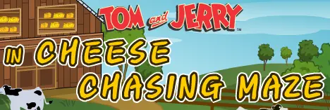 Tom and Jerry in Cheese Chasing Maze logo