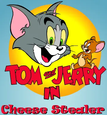 Tom and Jerry in Cheese Stealer logo