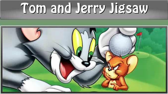 Tom and Jerry Jigsaw logo