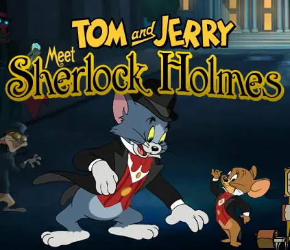 Tom and Jerry meet Sherlock Holmes logo