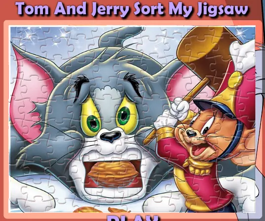 Tom And Jerry Sort My Jigsaw logo