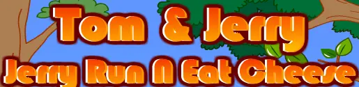 Tom & Jerry Jerry Run n Eat Cheese logo