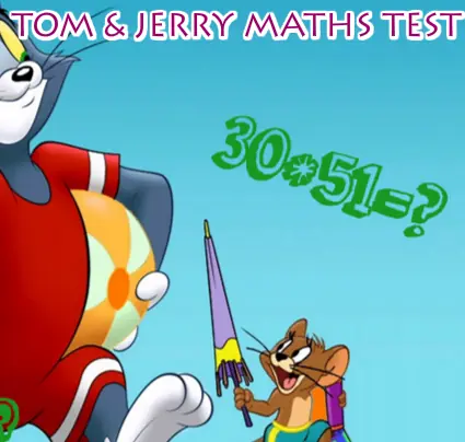 Tom & Jerry Maths Test logo