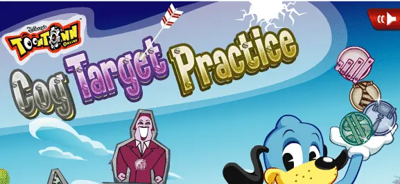 ToonTown Cog Target Practice logo