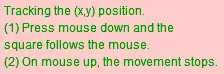 Tracking the mouse logo
