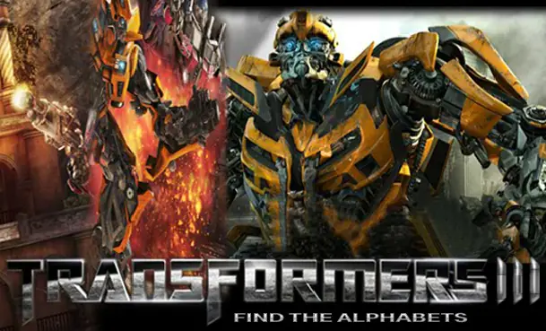 Transformers 3 - Find the Alphabets logo