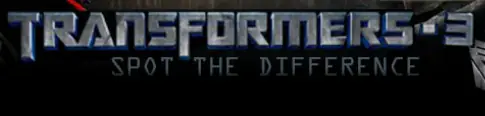 Transformers 3 - Spot the Difference logo