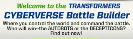 Transformers Cyberverse Battle Builder logo