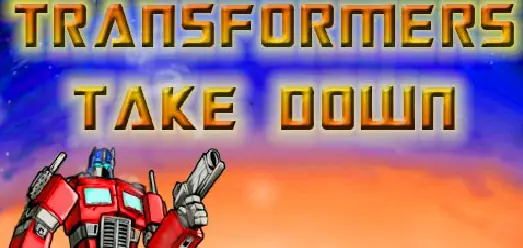 Transformers Take Down logo