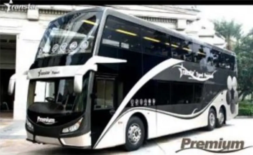 Transtar Travel Singapore Coaches: Premium with staff logo