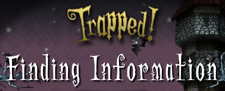 Trapped - Finding Information logo