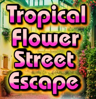 Tropical Flower Street Escape logo