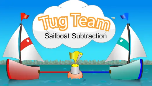 Tug Team Sailboat Subtraction logo