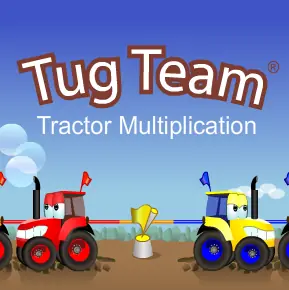 Tug Team Tractor Multiplication logo