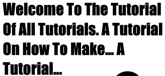 Tutorial On How To Make A Tutorial logo