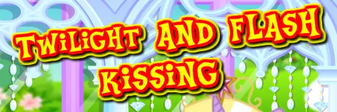 Twilight And Flash Kissing logo