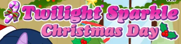 Twilight Sparkle Christmas Day logo