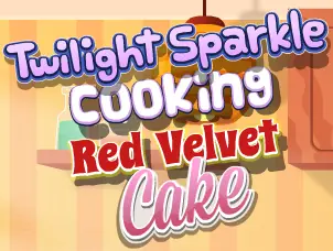 Twilight Sparkle Cooking Red Velvet Cake logo