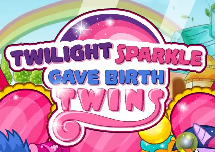 Twilight Sparkle Gave Birth Twins logo