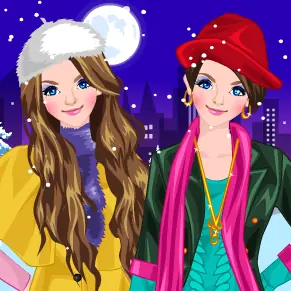 Twin Sisters Winter Fashion logo