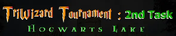 TwiWizard Tournament: 2nd Task Hogwarts Lake logo