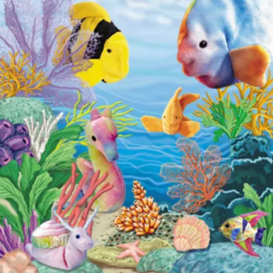 Ty Jigsaw Puzzle: Fish logo