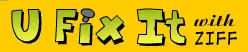 U Fix It with Ziff logo