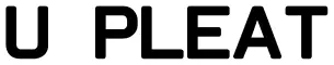 U PLEAT logo