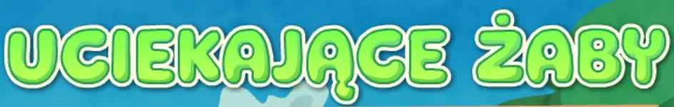 Uciekające żaby logo