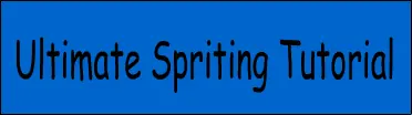 Ultimate Spriting Tutorial logo