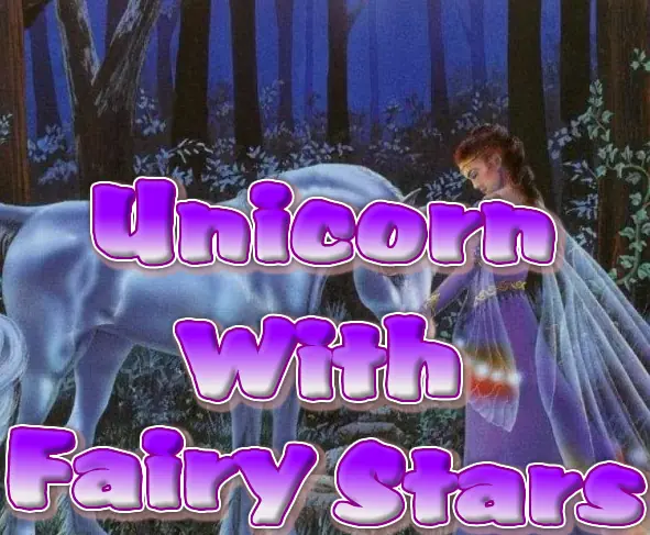 Unicorn with Fairy Stars logo