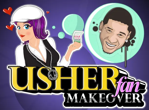 Usher Fan Makeover logo