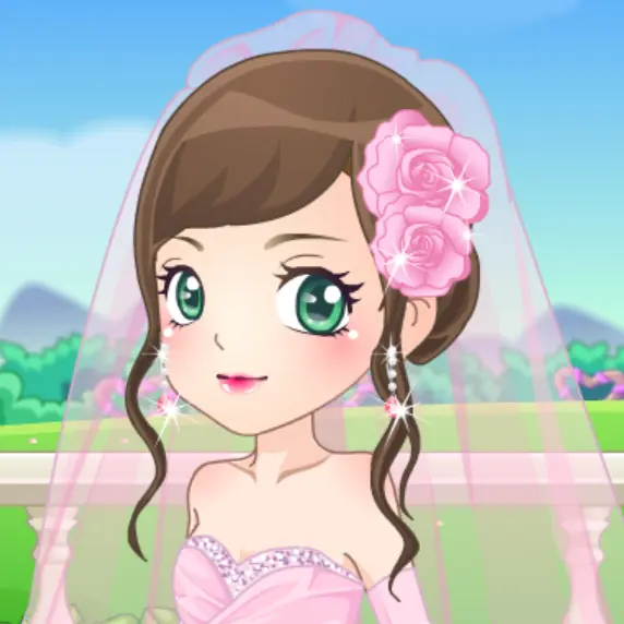 Valentine Bride Dress Up Game logo