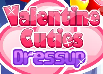 Valentine Cuties Dressup logo