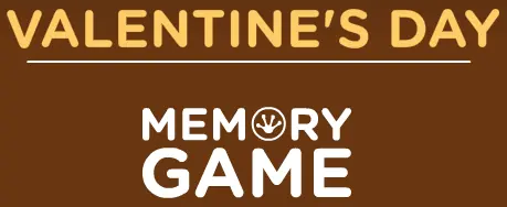 Valentine's Day Memory Game logo