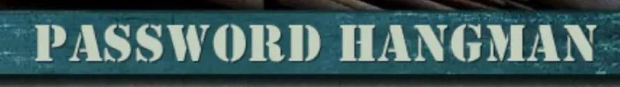 Valiant: Password Hangman logo